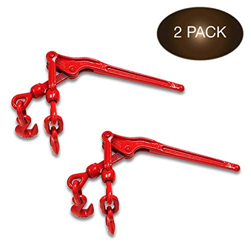 DC Cargo Mall 2 Lever Binders 516 Inch - 38 Inch Tie-Downs for Grade 70 Transport Chain 516 Inch 5400 Working Load Limit Lever Chain Binders DC Cargo Mall 2 Lever Binders 516 Inch - 38 Inch Tie-Downs for Grade 70 Transport Chain 516 Inch 5400 Working Load Limit Lever Chain Binders