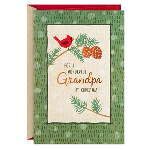 Hallmark Christmas Card for Grandpa Cardinal 359XXH3221