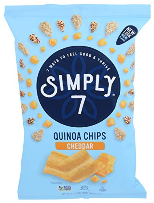 Simply 7 Chip Quinoa Cheddar 3_5 oz Simply 7 Chip Quinoa Cheddar 3_5 oz