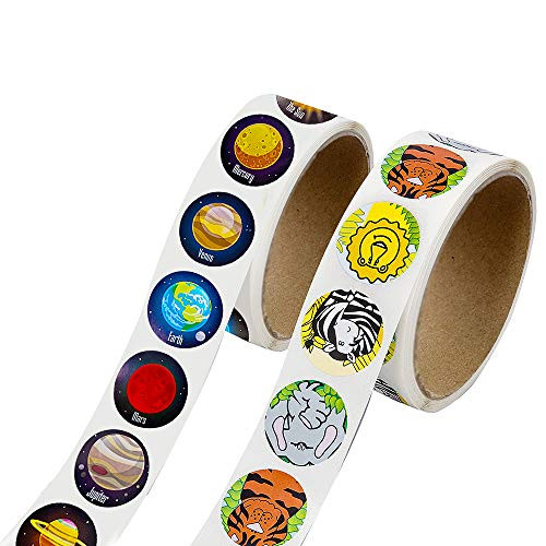 Fancy Land Solar System Stickers Realistic Planet Outer Space and Cute Animal Sticker 200pcs