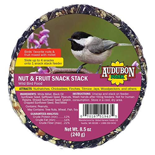 Audubon Park 13142 Nut  and  Fruit Snack Stack BirdWildlife Food 1-Pack