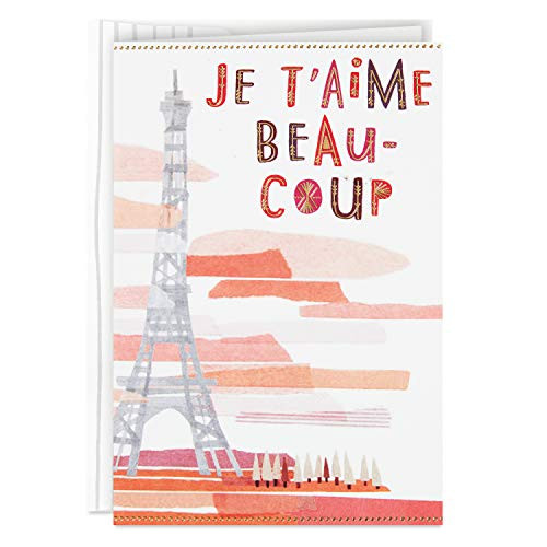 Hallmark Good Mail Love Card Anniversary Card for Dating Boyfriend Girlfriend Paris 399VFE2192