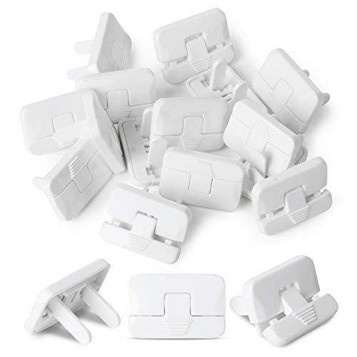 Bates- Outlet Covers 15 Pack 2 Prong Outlet Covers Baby Proof Outlet Covers Plug Covers for Electrical Outlets Outlet Plug Covers Plug Covers Baby Outlet Covers Child Safety Outlet Covers