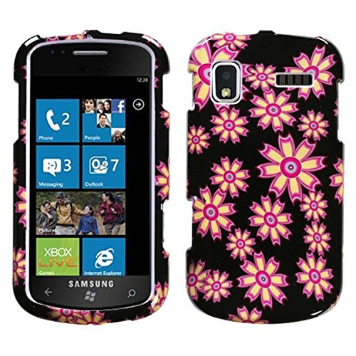 Mybat Protector Cover for Samsung i917 - Retail Packaging - Flower Wall