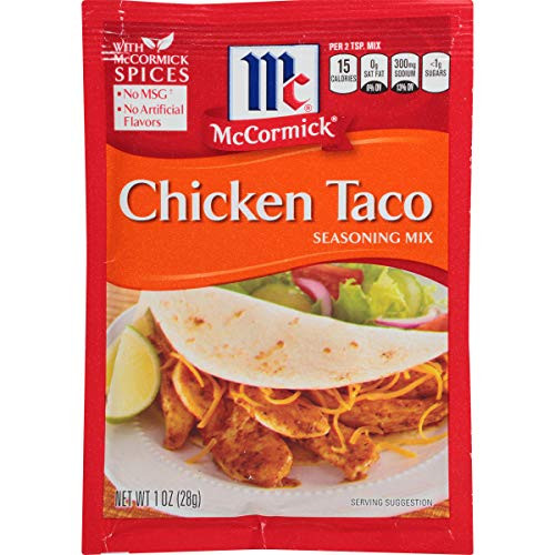 McCormick Chicken Taco Seasoning Mix 1 oz McCormick Chicken Taco Seasoning Mix 1 oz