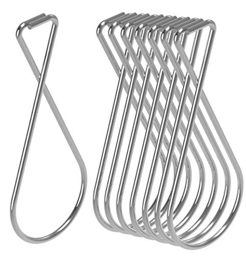 Ceiling Hook Clips- 20 Pack Drop Ceiling Hanger Hooks Hanging on Suspended Ceiling Tile Grid or Drop- T-bar Clips Drop Clips for Office Home Stores Classroom and Wedding Decorations