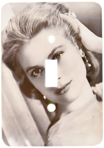 3dRose lsp-100520-1 Picture of Photo of Elegant Grace Kelly Single Toggle Switch