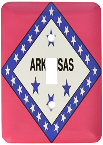 3dRose lsp-45058-1 State Flag Of Arkansas Single Toggle Switch