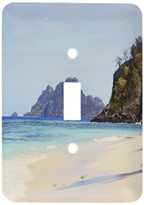 3dRose lsp-56114-1 Beach in Fiji Single Toggle Switch