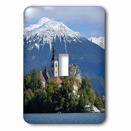 3dRose lsp-82846-1 Slovenia Bled Lake Bled Bled Castle Eu38 Len0015 Lisa S_ Engelbrecht Single Toggle Switch