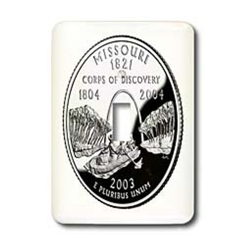 3dRose lsp-56927-1 Missouri Collectible Quarter Single Toggle Switch