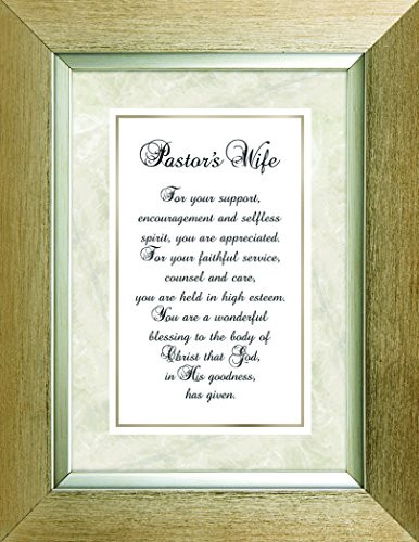 CB Gift Heartfelt Collection Meaningful Moments Framed Tabletop Sentiment 7 x 9-Inches Pastor's Wife