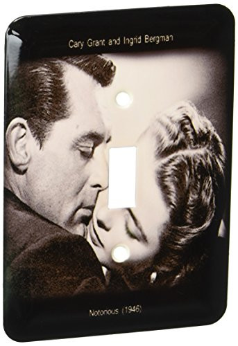 3dRose lsp-107175-1 Cary Grant and Ingrid Bergman In Notorious 1946 Pd-Us Single Toggle Switch