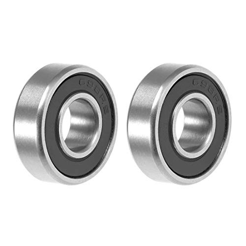 uxcell 698-2RS Deep Groove Ball Bearing 8x19x6mm Double Sealed ABEC-3 Bearings 2-Pack uxcell 698-2RS Deep Groove Ball Bearing 8x19x6mm Double Sealed ABEC-3 Bearings 2-Pack