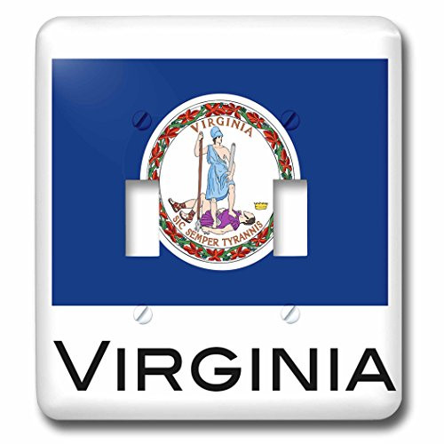 3dRose lsp-107396-2 Virginia State Flag Double Toggle Switch 3dRose lsp-107396-2 Virginia State Flag Double Toggle Switch