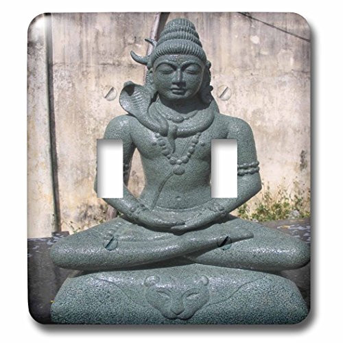 3dRose lsp-80275-2Hindu Statue Shiva Double Toggle Switch