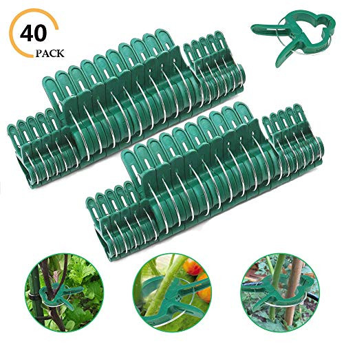 Adounav Plant Support ClipsReusable Garden Flower Lever Loop Gripper Clips for Supporting or Straightening Plant Stems Stalks and Vines