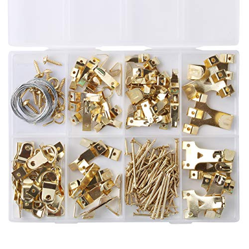 Mr_ Pen- Picture Hanging Kit 220pc Picture Hangers Nails for Hanging Pictures Wall Hangers Picture Hanging Picture Hanging Hooks Frame Hanging Hardware Picture Hooks Wall Hanging Kit