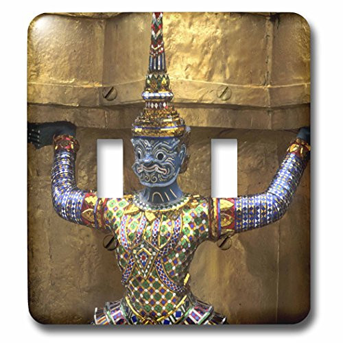 3dRose lsp-70844-2Gold decor at Emerald Buddha Grand Palace Thailand-AS36 BBA0057-Bill Bachmann Double Toggle Switch