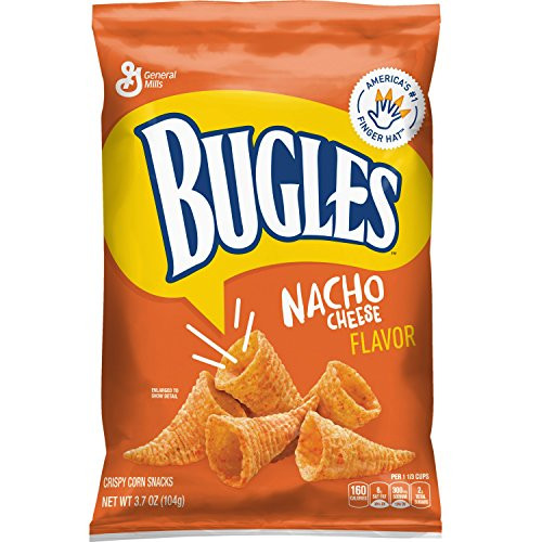 Bugles Nacho Cheese Crispy Corn Snacks 3_7 oz_ Bag