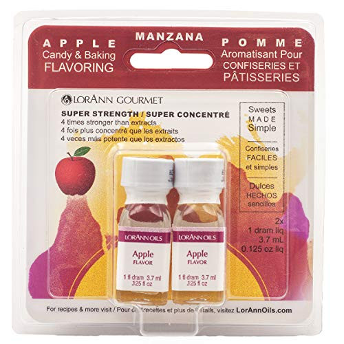 LorAnn Apple Super StrengthFlavor 1 dram bottle _0125 fl oz - 3_7ml Twin pack blistered