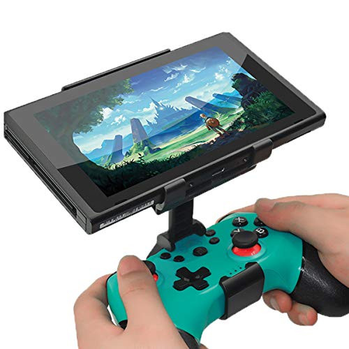 Akiimy Switch Pro Controller Clip Mount Adjustable Holder Clamp Compatible with Nintendo SwitchSwitch Lite Console