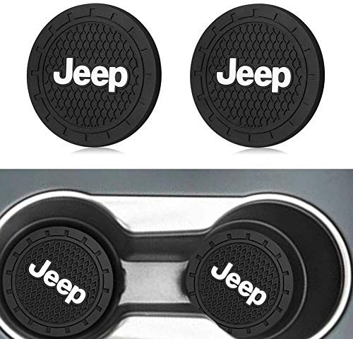 2 Pack Auto Sport 2_75 Inch Diameter Oval Tough Car Logo Vehicle Travel Auto Cup Holder Insert Coaster Can Car Interior Accessories Anti Slip Cup Mat Fit for Chevrolet Cars Accessory