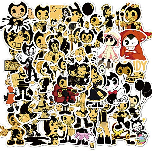 Game Theme Stickers 50PCS for Laptop and Water BottlesWaterproof Durable Trendy Vinyl Laptop Decal Stickers Pack for Teens Water Bottles Computer Travel Case Style1