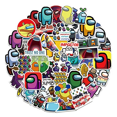 Among Us Stickers 50Pack Game Among Us Waterproof Vinyl Stickers Decals for Laptop Water Bottle Bumper Luggage Computer Skateboard Snowboard_ Gift for Kids Girls Teens Among Us Stickers 50Pack Game Among Us Waterproof Vinyl Stickers Decals for Laptop Water Bottle Bumper Luggage Computer Skateboard Snowboard_ Gift for Kids Girls Teens