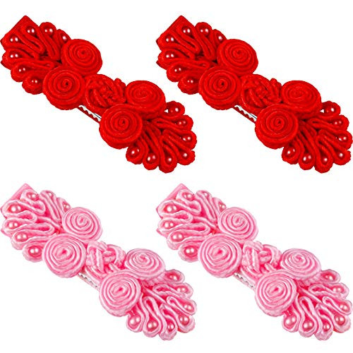 2 Pairs Chinese Style Hair Clips New Year Hair Barrettes Qipao Hair Pin Cheongsam Hair Accessories for Girls 2 Pairs Chinese Style Hair Clips New Year Hair Barrettes Qipao Hair Pin Cheongsam Hair Accessories for Girls
