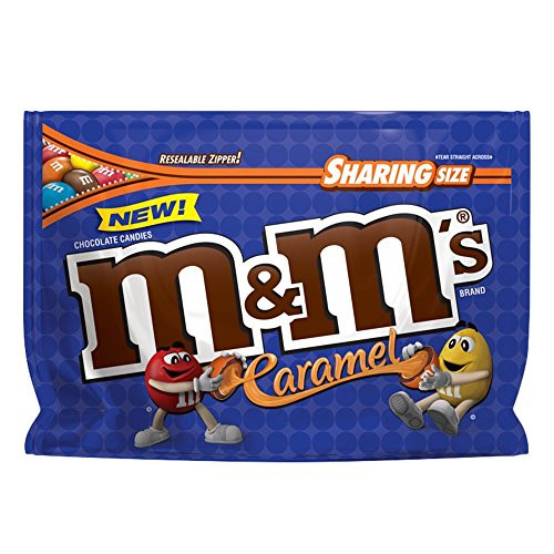 M and MS Caramel Chocolate Candy Sharing Size 9_6-Ounce Bag