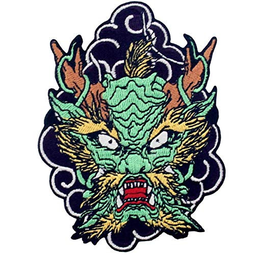 The Roaring Dragon Patch Embroidered Applique Iron On Sew On Emblem The Roaring Dragon Patch Embroidered Applique Iron On Sew On Emblem