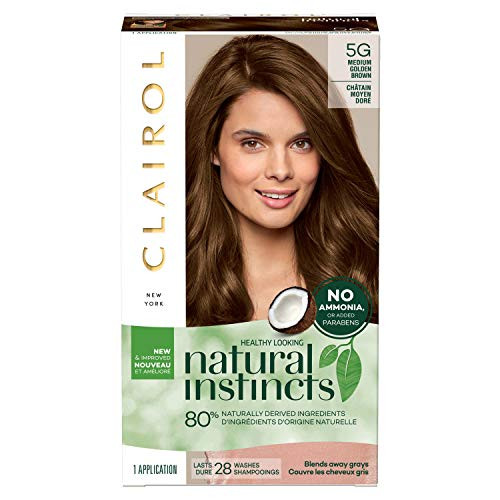 Clairol Natural Instincts Semi-Permanent 5G Medium Golden Brown 1 Count