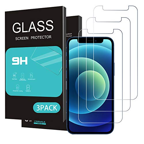 Homemo Glass Screen Protector Compatible for iPhone 12 mini 2020 5_4 Inch 3Pack Tempered Glass