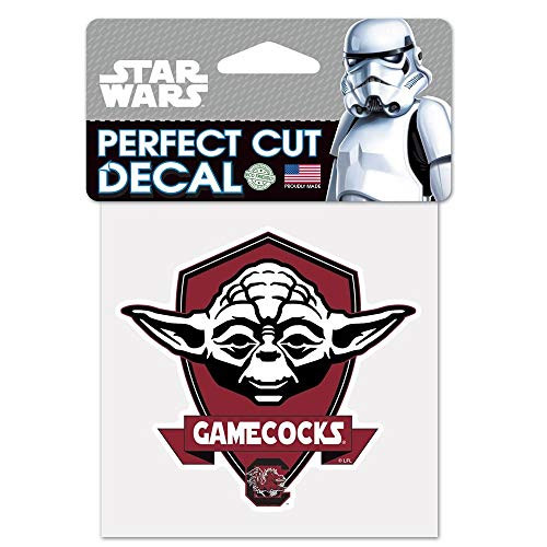 WinCraft NCAA University of South Carolina 15504115 Perfect Cut Color Decal 4 x 4 Black