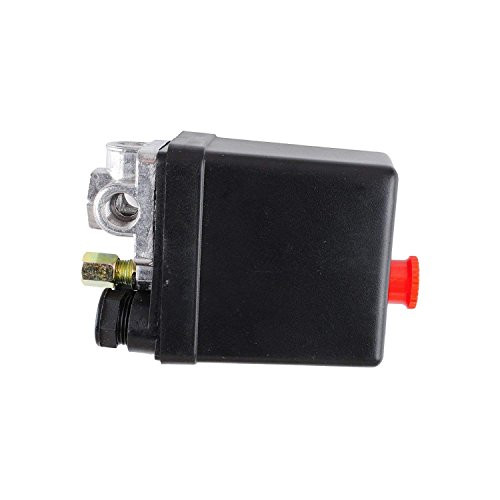 90-120 PSI 240V Air Compressor Pressure Switch Control Valve,Central Pneumatic Air Compressor Pressure Switch Control Valve Replacement Parts (1PC)