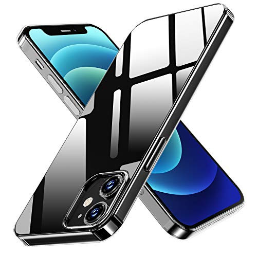 Compatible with iPhone 12 Mini Case 5_4 inch Clear iPhone 12 Mini Case TPU Soft Slim Fit Shockproof Cover for iPhone 12 Mini Designed for Apple iPhone 12 Mini 5_4 inch Clear