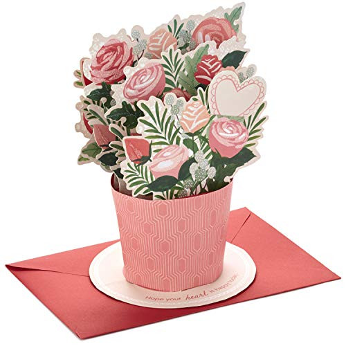 Hallmark Paper Wonder Pop Up Valentines Day Card Displayable Bouquet Happy Heart Hallmark Paper Wonder Pop Up Valentines Day Card Displayable Bouquet Happy Heart