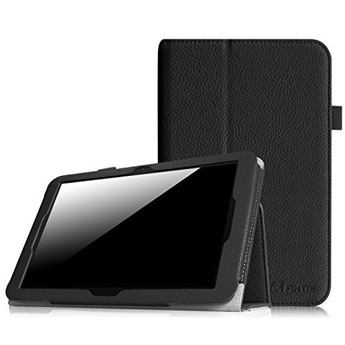 Fintie LG G Pad 10.1 Folio Case - Premium PU Leather With Auto Sleep / Wake Feature for LG G Pad V700 / VK700 LTE Verizon 10.1-Inch Tablet, Black