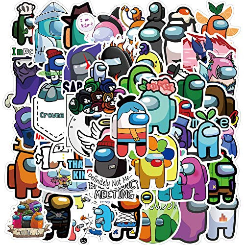 50PCS Among Us StickersWaterproof Stickers Decals Water Bottles Laptop Phone Luggage Computer 50PCS Among Us StickersWaterproof Stickers Decals Water Bottles Laptop Phone Luggage Computer