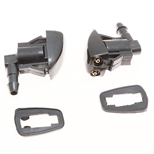 Pack of 2 Windshield Washer Nozzle Sprayers Kit Front Left Right Windshield Washer Squirter Nozzle for 2008-2012 Jeep Liberty 2007-2011 Dodge Nitro Replace 55079049AA 55372143AB 55157-319AA