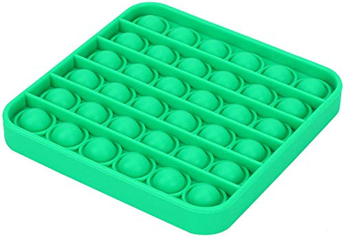 Push pop Bubble Sensory Fidget Toy Squeeze Sensory Toy for Homeschool  and  Office Good for Kids Autism Special Needs Stress Reliever Silicone Stress Reliever ToyGreen