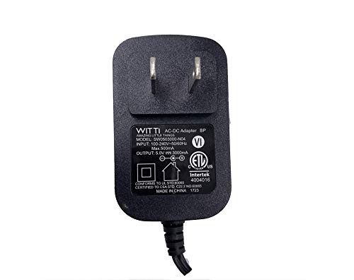 5V 3A AC to DC Power Supply DC Power Supply DC 5V Wall Plug Power Adapter 3_5 x 1_35mm DC Jack Black