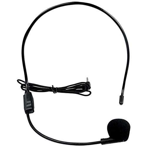 Norwii Wired Headset Microphone for Voice Amplifier Flexibly Adjustable Microphone for Teachers Speakers Yoga Instructors Coaches Presentations Seniors and Tour Guides