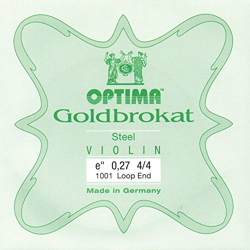 Lenzner Goldbrokat 44 Violin E String - Steel - 27thick Gauge - Loop End