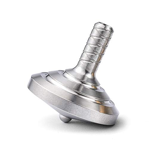 Joytech Exquisite Spinning Top Stainless Steel Precision Gyroscope Kill Time Metal Anti-Gravity Perfect Balance Desktop Toy T047
