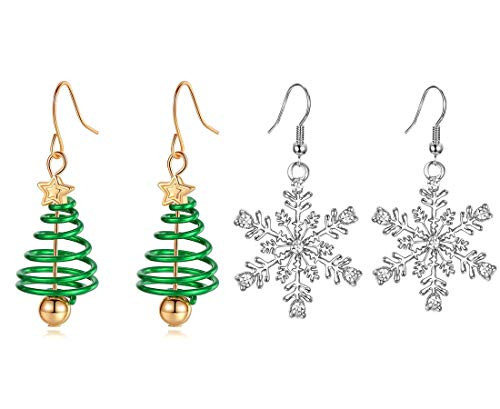 Hot Handmade Christmas Dangle Earrings and Crystal Snowflake Earrings Holiday Party Drop Earrings Festival Gift Idea Thanksgiving Themed Earrings Christmas Jewelry Women Girls Hot Handmade Christmas Dangle Earrings and Crystal Snowflake Earrings Holiday Party Drop Earrings Festival Gift Idea Thanksgiving Themed Earrings Christmas Jewelry Women Girls