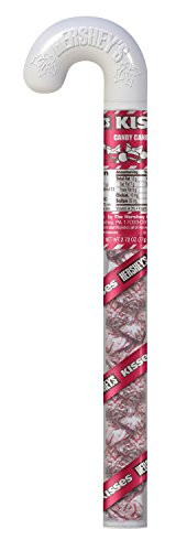 KISSES Holiday Candy Cane Mint Candies Filled Cane 2_72 Ounce