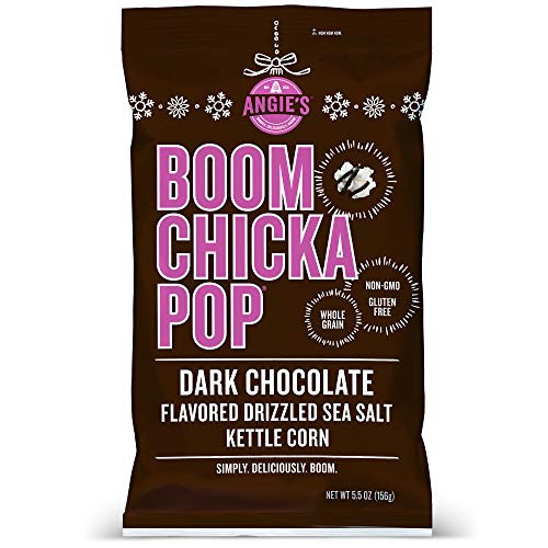 Angies BOOMCHICKAPOP Dark Chocolaty Drizzled Sea Salt Kettle Corn 5_5 Ounce Bag