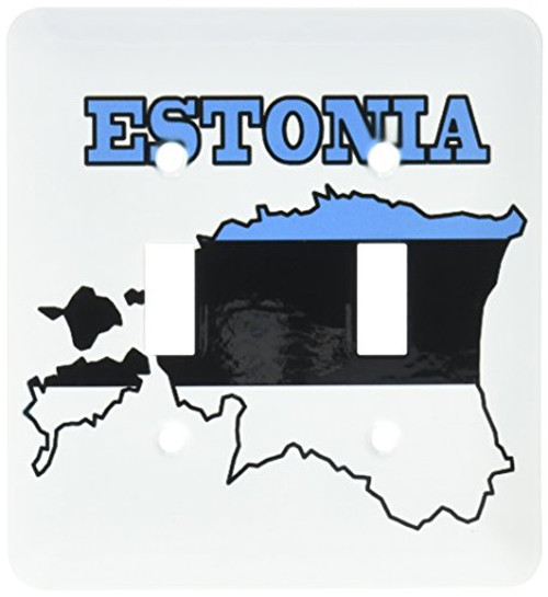 3dRose lsp-58798-2 The Flag Of Estonia In The Outline Map Of The Country And me Estonia Double Toggle Switch 3dRose lsp-58798-2 The Flag Of Estonia In The Outline Map Of The Country And me Estonia Double Toggle Switch